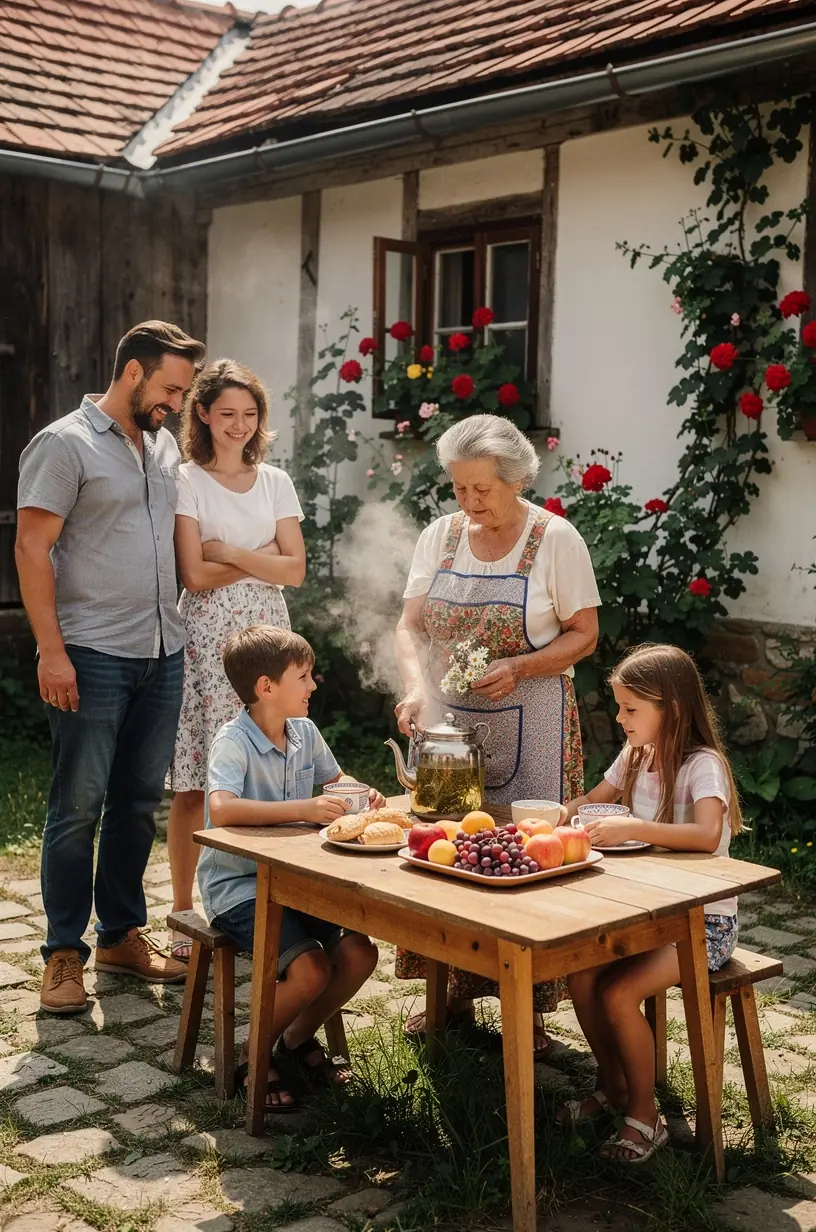 Gőzölgő tea csésze egy rendezett munkaterületen, kényelmes mozgásnaphoz időzítve.